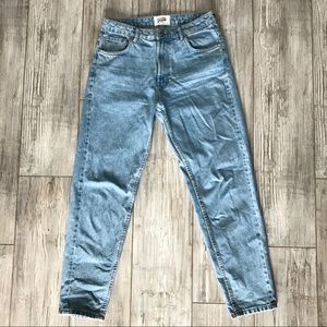 Authentic denim fit Zara high waste boyfriend jeans